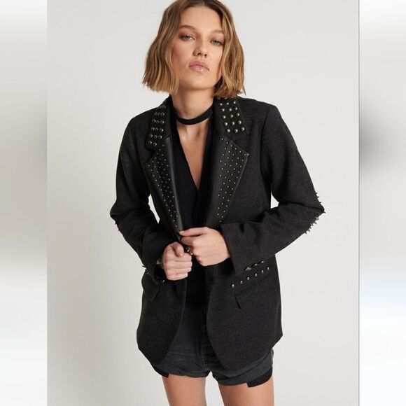 Clothes by Revue Jackets & Blazers - Clothes by Revue Wool Studded Jacket Size M